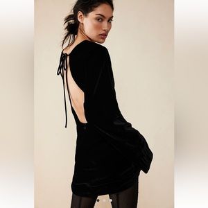 NWT Free People Velvet Mini Dress